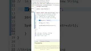 concatenation java