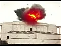 Allied Soldiers blow up Swatstika on top of Zeppelinfield Stadium Nuremberg