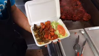 Gyro Express in Harrisburg sells chicken platters with rice