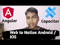Capacitor Convert any web app Mobile app to Native Android and ios app in Five minutes capacitor