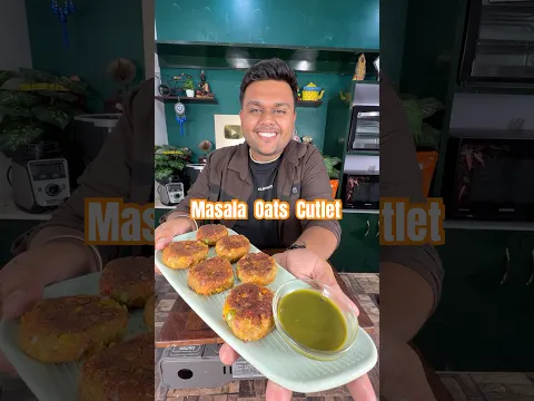 Masala Oats Cutlet  Recipe || Diet ki 1st Day Recipe