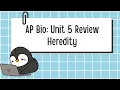 Unit 5 AP Biology Review