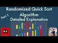 Randomized Quick Sort Algorithm Randomized Quicksort Example Algorithm Design PART 3 6
