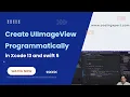 Creating UIImageView programmatically with Swift 5 Learn UIImageView Creation programmatically