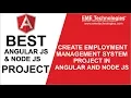 How Create Employee Management System App in AngularJs mongoDB Download Project Source Code