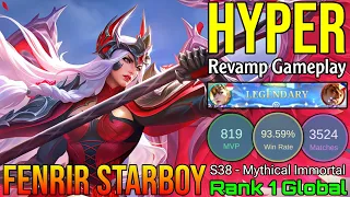 dark rose freya fenrir 93 win rate top 1 global s38 mythical immortal by fenrir starboy mlbb 