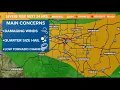 Radar Storms move through St Louis area