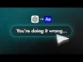 How to PROPERLY write After Effects expressions with AI