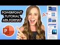 APA Formatting for PowerPoint How to Apply APA Style to PowerPoint Presentations