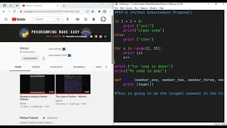 Python Tutorial PEP-8 edited