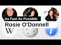 Rosie O Donnell As Fast As Possible