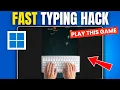 How to Type Faster Increase WPM Play This Game