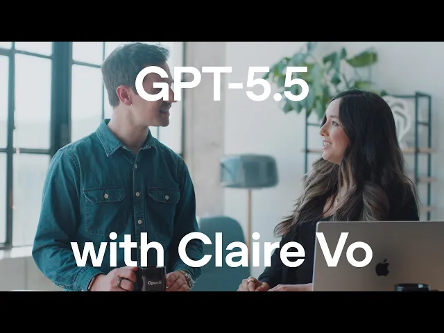 Video: First impressions of GPT-5.5 from Claire Vo