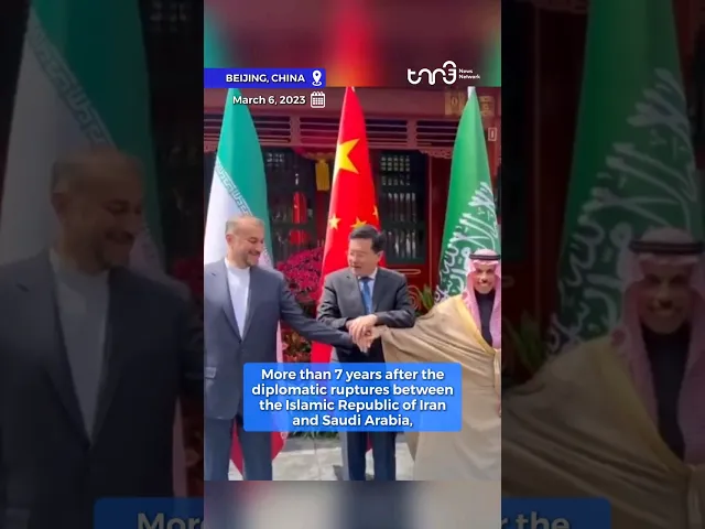 ⁣#Iran and #Saudi Arabia resume relations after 7 years #shorts