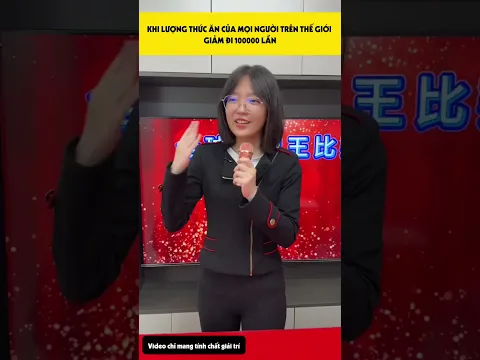 Khi sống trong thế giới thiếu đồ ăn