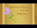 Can you connect a deformer to a deformer Toon Boom Harmony Tutorial