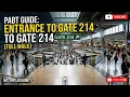 Navigating Port Authority Bus Terminal NYC 8th Ave Entrance Gate 214 Full Walk