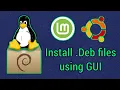 how to install Deb packages using GUI easily