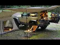 Download Lagu SOLO Camping in heavy RAIN [ Cozy Slow Life in a Jungle | RELAX, SLEEP, FOCUS, STUDY ASMR ]