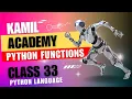 Python Function with examples In pashto Language