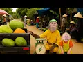 Download Lagu CUTIS secretly goes harvest does unbelievable thing at market, making Baby monkey laugh non stop😂