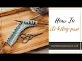 SL1-K2TOG-PSSO SLIP 1 K2TOG PASS SLIPPED STITCH OVER Quick Knitting Decrease Tutorial