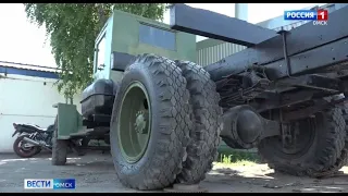 В Омске начали реставрировать памятник «Воинам-автомобилистам», который располагался на пьедестале у СибАДИ