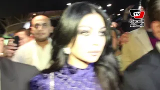 لحظة دخول هيفاء وهبي للعرض الخاص لـ حلاوة روح براحة هتوقعوها 