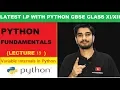 Variable Internals in Python CBSE Information Practices with Python Class