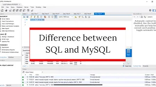 Difference Between SQL and MySQL SQL Interview Questions and Answer