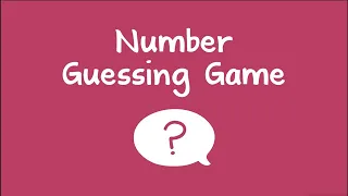 Number Guessing Game using Python for beginners