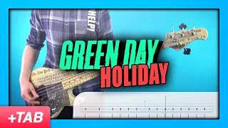 Green Day - Holiday Bass Cover with Play Along Tabs