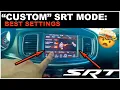 ScatPack 392 Charger SECRET HACK CUSTOM SRT MODE SETTINGS for PERFORMANCE DODGE WON T TELL YOU
