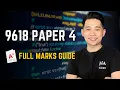 A Level Computer Science 9618 Paper 4 Full Marks Guide