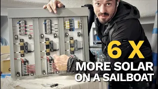 The Hidden System Behind 6X More Solar on Our Tiny Sailboat | Step 490
