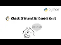 Check If N and Its Double Exist Simple Python Solution