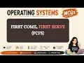 First Come First Serve FCFS CPU Scheduling Algorithm OS CPU Scheduling Explained Simply