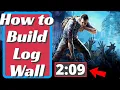 How to Build Log Wall - Project Zomboid