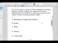 CS Praxis Python Data Structures Q75
