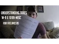 Understanding Taxes for Freelancers W-9 1099-MISC