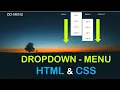 How To Create a Dropdown Menu using HTML CSS Materialize and JS Short-Cut Tutorial