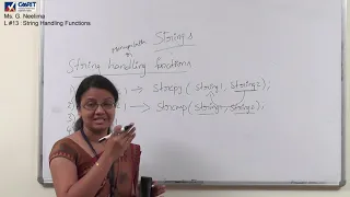 C programming String Handling Functions