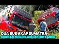 Dua Bus Akap Sumatra‼️Korban Menjelang Akhir Tahun #viral #viralvideo #bus #busmania 