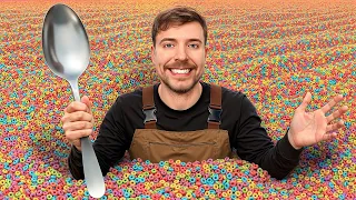 آخر من يغادر أكبر وعاء حبوب في العالم يفوز بـ10 000 دولار 