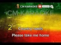 TAKE ME HOME COUNTRY ROAD TROPAVIBES KARAOKE (REMASTERED)