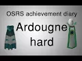 OSRS Ardougne hard diary tasks guide