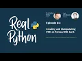 Creating and Manipulating PDFs in Python With borb Real Python Podcast