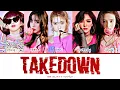 Lagu [AI Cover] Red Velvet (레드벨벳) - 'TAKEDOWN' | Color-coded Lyrics | Original by HUNTRIX (헌트릭스)