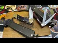 eBay extravaganza case redbone buck 112 German paratrooper knives