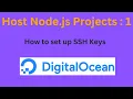Host Node js Projects 1 How to Setup SSH Keys